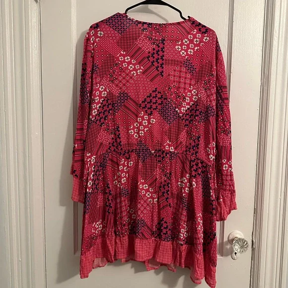 Lane Bryant Size 22/24 Open front with waist tie kimono / duster nwt - Picture 6 of 6